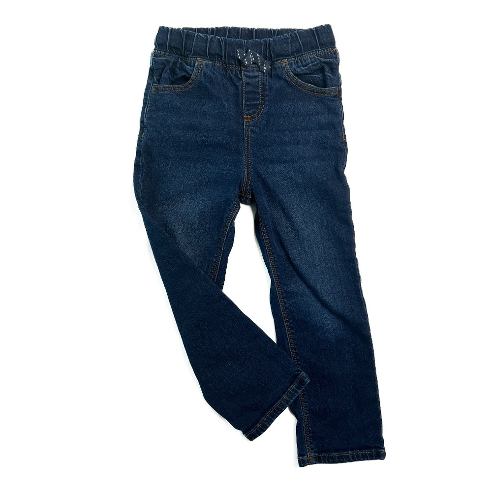 Jumping Beans Girls 4T Dark Blue Elastic Waist Jeans